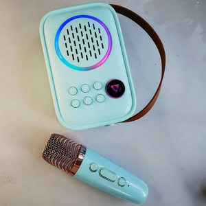 Altavoz Portátil Mini Inalámbrico K12 con Iluminación LED RGB, Admite 4 Micrófonos, Función KTV, Reproductor de Música/Grabador de Canto, Boombox - Product Image 5