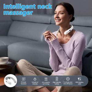 Pijat Leher Nirkabel Cerdas 3D Smart Fit dengan Kompres Panas & Pulsa Listrik 4 Mode untuk Meredakan Nyeri Wanita - Product Image 4