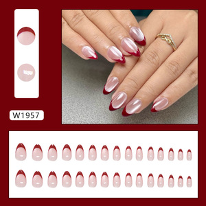 Neissry <span class=keywords><strong>Faux</strong></span> <span class=keywords><strong>Ongles</strong></span> à Coller Faits Main de Luxe 3D en Acrylique Mixte de Haute Qualité, Logo Personnalisé, Vente en Gros, Usine - Product Image 2