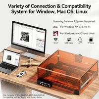 Woxcker L2 MAX 10W CNC Machine De Gravure Haute Précision 0.01mm Laser pour Bois En Acier Inoxydable Laser Graveur Laser Gravure