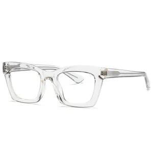 2021 शास्त्रीय Cateye यूनिसेक्स कंप्यूटर चश्मे विरोधी नीले प्रकाश अवरुद्ध चश्मा TR90 + सी. पी. ऑप्टिकल चश्मा फ्रेम फैशन लोगो