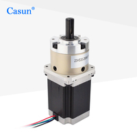 Untuk Motor Stepper Hybrid Nema 23 1.8 Derajat 2 Fase Rasio 10:1 dengan Gearhead Planetary Presisi dan Reducer, 3.36V Torsi 2000mN.m