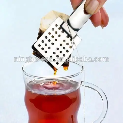 Venta caliente de acero inoxidable de alta calidad bolsa de té tong