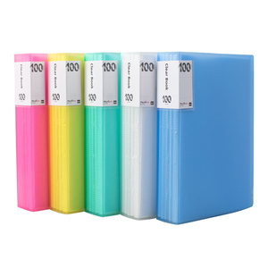 Đồ Dùng Văn Phòng Trường Học Thời Trang Sách Trưng Bày Trong Suốt A4 Bằng Nhựa PP Bìa Hồ Sơ Trình Bày Màu Kẹo - Product Image 1