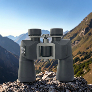 منظار عالي الجودة 12x50 مم، مقاوم للماء بعدسة بصرية مطلية بالكامل Bak4 لمشاهدة الطيور والصيد في الأماكن المفتوحة - Product Image 5