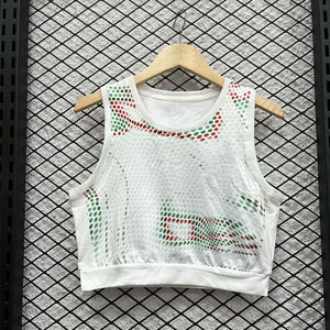 قميص تدريب كرة قدم برتغالي عالي الجودة 26-27، توب نسائي يكشف البطن، سترة بدون أكمام - Product Image 2