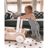 Trotteur en bois pour bébé chariot poussette trotteurs pour bébé avec roues