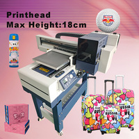 Imprimante UV à plat A3 automatique multi-couleurs à prix de gros avec tête d'impression DX7 et résolution de 1440 dpi pour CD et balles de golf