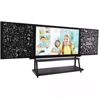 Layar TV Sentuh Inframerah 98 Inci 4K Papan Tulis Digital Elektronik Nano Interaktif LED Papan Tulis LED 40 Titik Sentuh Android