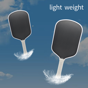 Raquette de pickleball Boomstik 2025 à <span class=keywords><strong>surface</strong></span> rugueuse, allongée, noyau de 16 mm, jamais cassé, intérieur en mousse BoomCore, <span class=keywords><strong>surface</strong></span> en fibre de carbone - Product Image 5