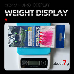 طقم 6 قطع من خطافات صيد السمك في مياه البحر مع خرز مضيء، خطافات صيد الحبار والكارب بتصميم دائري ومسنن - Product Image 6