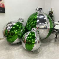 Décorations de Noël suspendues : Miroirs, cloches, boules miroir, gonflables publicitaires pour événements scéniques, en Vert, Rouge, Argent, Or