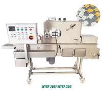 Machine de revêtement de farine de pain d'arrosage de poudre de livraison rapide pour le gâteau de poisson de patty de burger