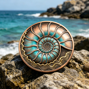New Arrival 3D Challenge Coin Wholesale Sea Snail Metal Wishing Souvenir Gift Decorate Coins Custom Metal Challenge Coin Cartoon