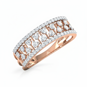แหวนเพชรกลมแท้14K สำหรับน้ำหนัก0.65กะรัต - Product Image 2