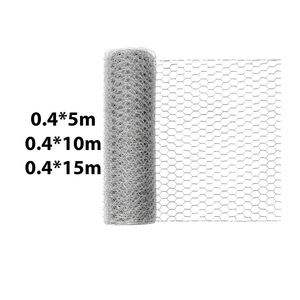 Grillage de jardin durable en rouleau, en fil métallique argenté, pour clôture de poulailler, parterres de fleurs et animaux domestiques - Product Image 6