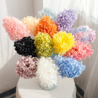 Bouquet de fleurs séchées en gros, tiges florales éternelles conservées, fleurs d'hortensia pour la décoration intérieure
