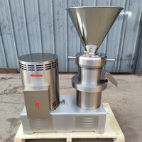Industriële Verticale Split Colloid Molen Nieuwe Staat Notenboter Maken Machine Amandel Pinda Versnelling Snack Verwerking