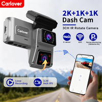 2K Dashcam WiFi Auto DVR Dubbele Lens Autocamera 2K Loop Recording Nachtzicht Dashcam 2K Voor- en Achtercamera Dashcam