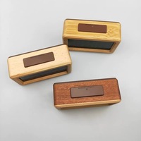 Réveil numérique en bois avec grand écran LCD, affichage de la température et de la date, fonction snooze pour chambre et bureau