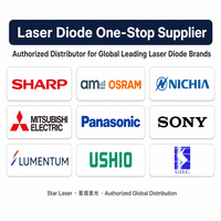 Nouvelle Diode Laser Rouge SHARP 638nm 185mW GH0631IB2GC TO18 à Trois Broches pour Soudage Traversant, Tête Laser pour Dispositif de Détection de Positionnement