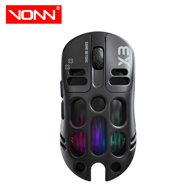 Hot Sale T-wolf X3 RGB Tri Mode Lightweight PAW3311 Sensor Esports Rechargeable Hollow 12000DPI 6D Wireless BT Gaming Mouse