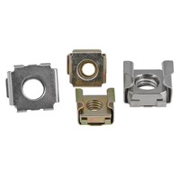 Mur Baut Pengunci Otomatis Berulir Penuh, Kepala Datar, Baja Karbon Berlapis Seng, Model Cage Nut M8 DIN 557, Snap Nut, Sheet Nut, Harga Pabrik