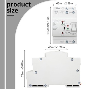 Genset 발전기 부품 용 GCQ4-63 4 P 4 극 63 AC <span class=keywords><strong>220V</strong></span> 이중 전원 ATS 전송 스위치 소형 자동 스위치 63A - Product Image 2