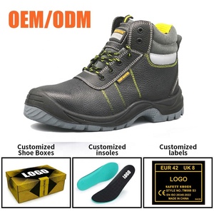 Bottes de Sécurité Industrielles CE Résistantes à l'Huile et à l'Eau Antistatiques Antidérapantes, Embout d'Acier Anti-Perforation, Chaussures de Sécurité S3 pour Hommes Construction - Product Image 5