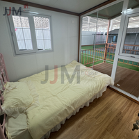 Maison conteneur extensible personnalisée JJM de 20 pieds, luxe, 2 chambres, bureau modulaire préfabriqué moderne, certification ISO9001 CE