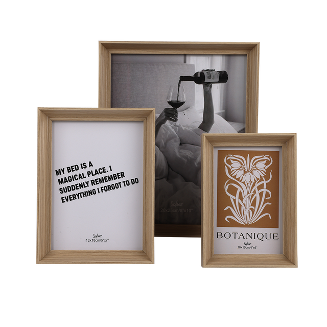 Eco Friendly Paper Wrapped MDF Picture Frame Multiple Sizes Available Wooden Photo Frame for Art Print Bedroom Desk Display