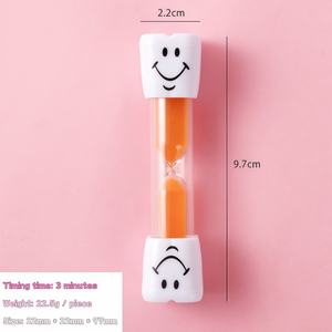 맞춤형 도매 수제 모던 스마일 모양 모래시계 타이머 1/2/3/5분 간격 다양한 색상 패턴 ABS 소재 - Product Image 3