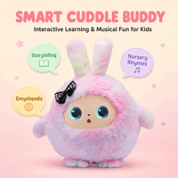 Peluche Lapin Rose Ombré Lavande Doux et Moelleux avec Nœud Mignon pour Filles Décoration de Chambre d'Enfant Cadeau d'Anniversaire OEM ODM