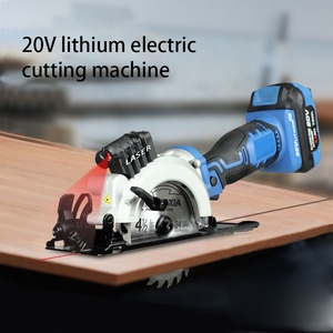 เลื่อยวงเดือนขนาดเล็กแบบพกพา 20V ลิเธียมอเนกประสงค์ สำหรับงานไม้ในครัวเรือน เครื่องมือช่างไม้แบบมือถือ สำหรับงาน DIY แบตเตอรี่ N277 20V ลิเธียม - Product Image 2