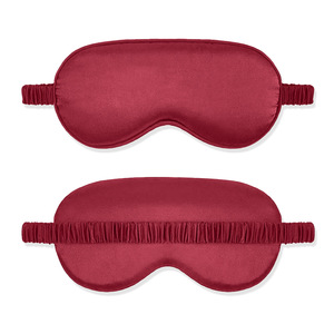 Masque de sommeil en soie, cache-yeux portable de voyage, bandeau oculaire double face, outil de soin des yeux pour un sommeil réparateur - Product Image 6