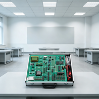 Caja de Entrenamiento Profesional Universal para Desarrollo de Microcontroladores, Equipo de Laboratorio Universitario