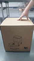 Robot aspirateur 3800Pa avec navigation LiDAR, station de vidage automatique, fonction de lavage et contrôle par application pour la maison