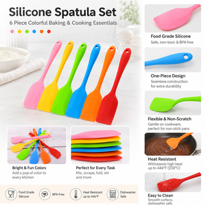 Personalizzato 8 in <span class=keywords><strong>silicone</strong></span> burro coltello crema torta forniture <span class=keywords><strong>per</strong></span> cottura antiaderente <span class=keywords><strong>pasticceria</strong></span> cottura utensile da cucina spatola raschietto in <span class=keywords><strong>Silicone</strong></span> - Product Image 4