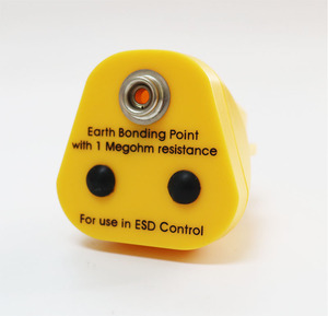 Plugue de Aterramento de Plástico Amarelo Padrão Europeu EPA Equipamento de Controle Estático Plugue Banana M5 - Soquete de Aterramento ESD de Segurança - Product Image 2