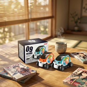 Voiture de cascade en plastique à piles, jouet pour enfants, rotation à 360 degrés, musique et lumières, certifiée EN71, pour les enfants de 2 à 4 ans - Product Image 3