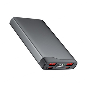 Batteries externes portables en aluminium 10000 mAh PD 22,5 W avec affichage numérique LED, personnalisables avec logo, très demandées - Product Image 2