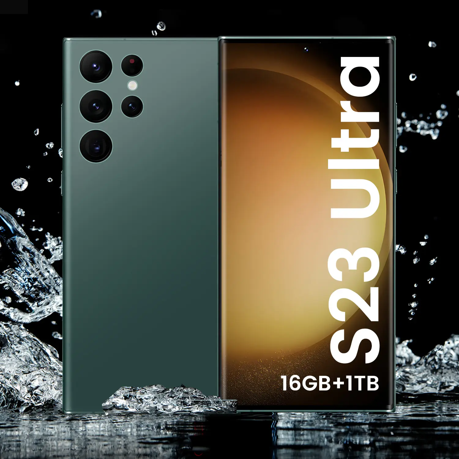 S23 Ultra 5G cep telefonları 16GB RAM + 512GB ROM büyük kapasiteli bellek 7.2 inç smartphone oyun telefonları