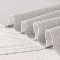 Tissu tricoté 100% polyester, haute élasticité, respirant, texture douce, adapté