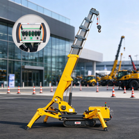 Mini-grue araignée flexible YG50 de 5 tonnes pour les opérations dans les espaces étroits et les tâches de levage en intérieur