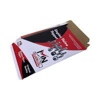 Caja de embalaje de cartón corrugado resistente y duradera personalizada, carpeta de revestimiento de esponja de papel Kraft, laminación mate, lámina dorada, revestimiento UV