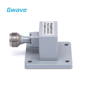 WR-112 đến N nữ ống dẫn sóng góc phải để dỗ dành bộ điều hợp 6.57-9.99Ghz với các bộ phận Viễn Thông mặt bích ubr84 - Product Image 6