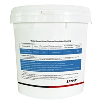 Peinture de revêtement d'isolation thermique d'aérogel imperméable et Oilproof pour la TVA de colorant