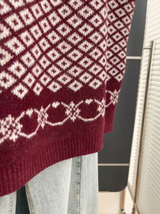 Chaleco de punto jacquard geométrico Fair Isle con cuello redondo para mujer, sin mangas, casual, para otoño, suéter tipo top sin mangas - Product Image 6