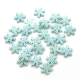 Flocons de neige en argile souple de 5 mm pour nail art, garnitures pour slime, matériaux pour articles populaires en direct, accessoires de bijoux DIY - Product Image 1