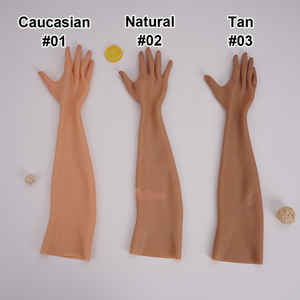 Gants en silicone souple de 60 cm pour mains de jeune fille, couvre-mains pour femme, pour dissimuler les cicatrices, accessoires de photographie - Product Image 5